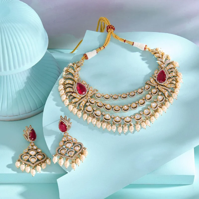 Exclusive Gemstone Jewelry Markdowns – Shop Now Kundan Necklace 170786