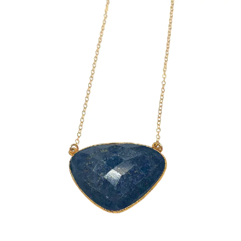 Personalized Jewelry Sale – Meaningful Gifts At Great Prices Lapis Shield Necklace