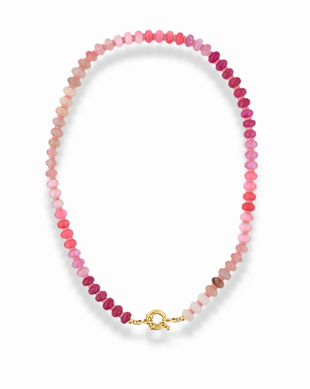Romantic Heart-Shaped Jewelry For Special Gifts Macey Gemstone Necklace