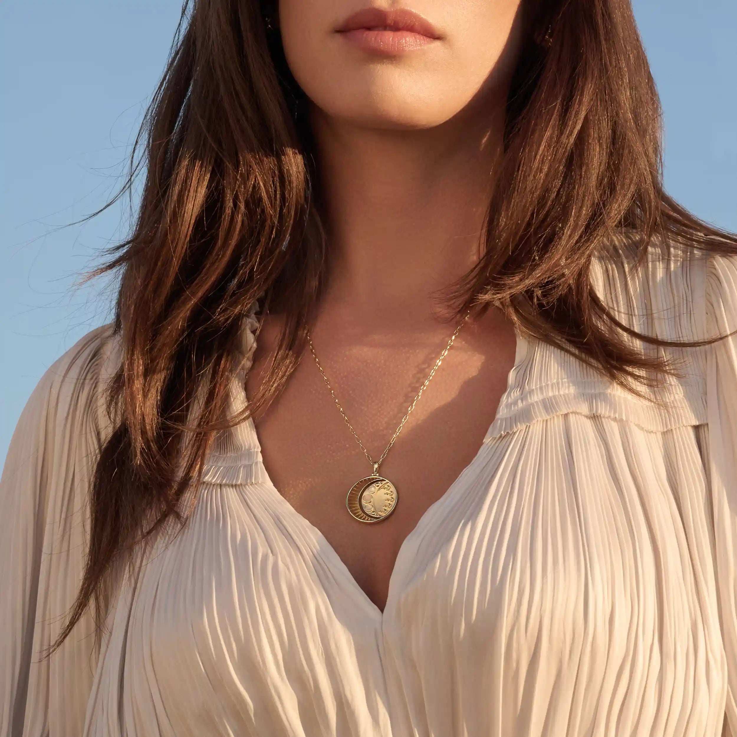 Elegant Designs, Unbeatable Discounts – Shop Jewelry Now Moonstone Eclipse Necklace