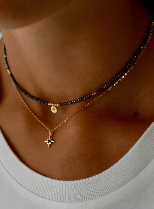 Elegant Jewelry Pieces At Unbelievable Prices BEADED STAR MEDALLION NECKLACE