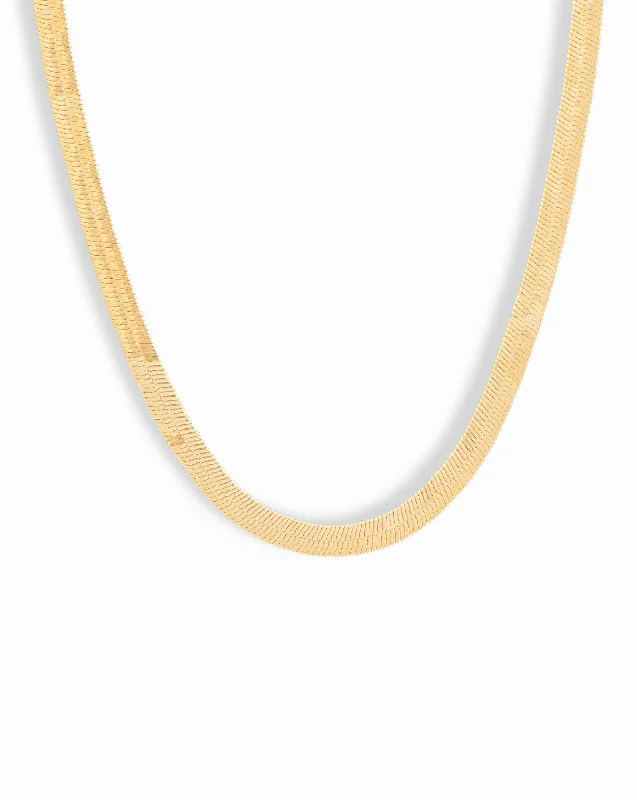 Limited-Stock Jewelry Sale – Once It's Gone, It's Gone Natalia Herringbone Necklace