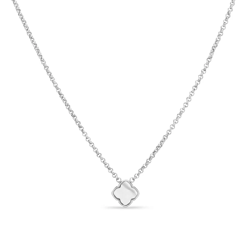 Last Chance To Shop High-End Jewelry At Markdown Prices Pearl Clover Necklace (Silver) Last Chance To Shop High-End Jewelry At Markdown Prices Pearl Clover Necklace (Silver)