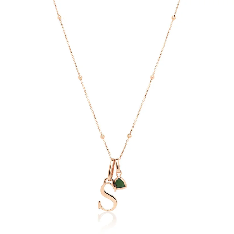 Jewelry Clearance – Final Chance To Save Big Personalised Initial & Droplet Birthstone Necklace (Rose Gold) Jewelry Clearance – Final Chance To Save Big Personalised Initial & Droplet Birthstone Necklace (Rose Gold)