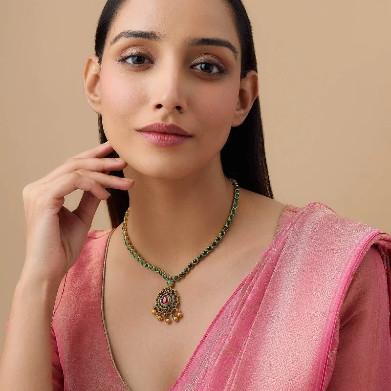 Elegant Jewelry Styles At Budget-Friendly Prices Silver Temple Necklace 163743