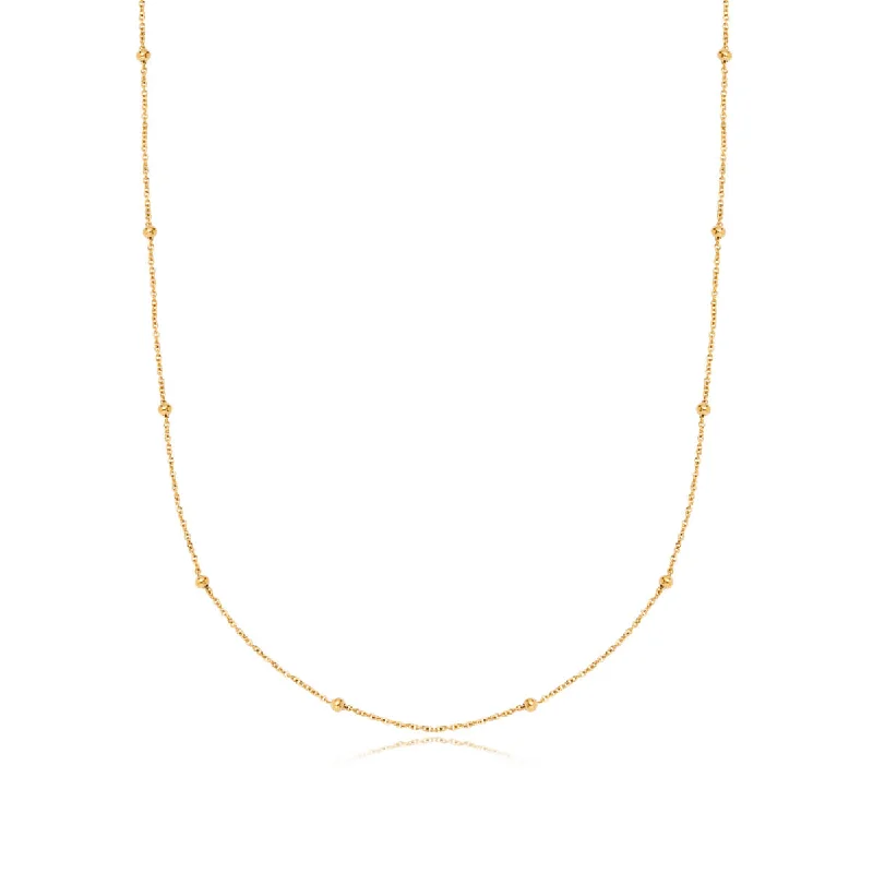 Everyday Jewelry Essentials Now On Sale Sphere Chain Necklace (Gold)