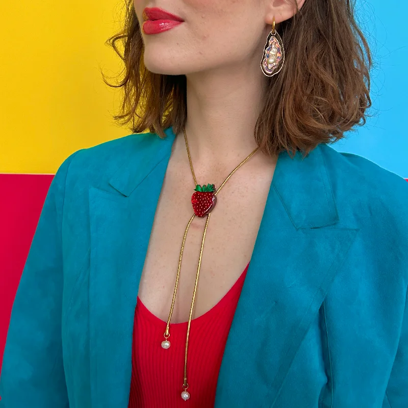 Versatile Layering Jewelry For Effortless Chic Strawberry Bolo