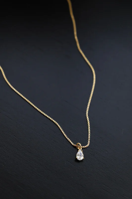 Luxury Meets Affordability – Jewelry Sale Live Now TATUM TEARDROP NECKLACE