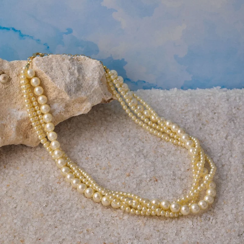 Shop Handcrafted Jewelry At Special Promotional Rates Trendy Pearl Necklace 174195
