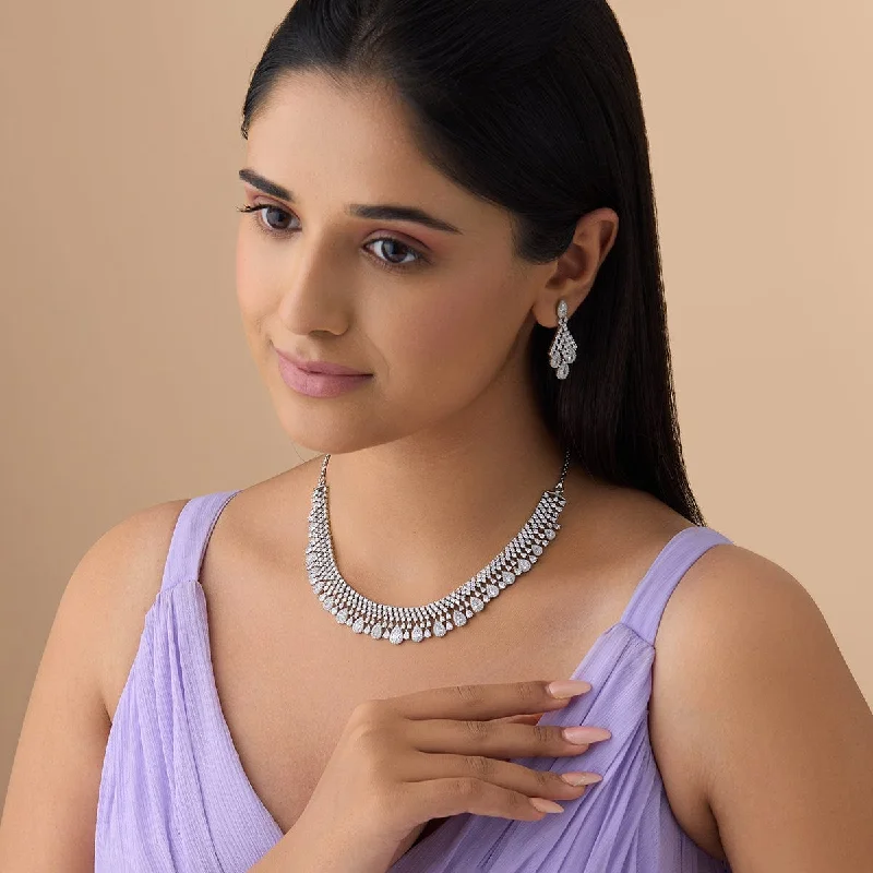 Handmade Pearl Jewelry For Timeless Elegance Zircon Necklace 170352