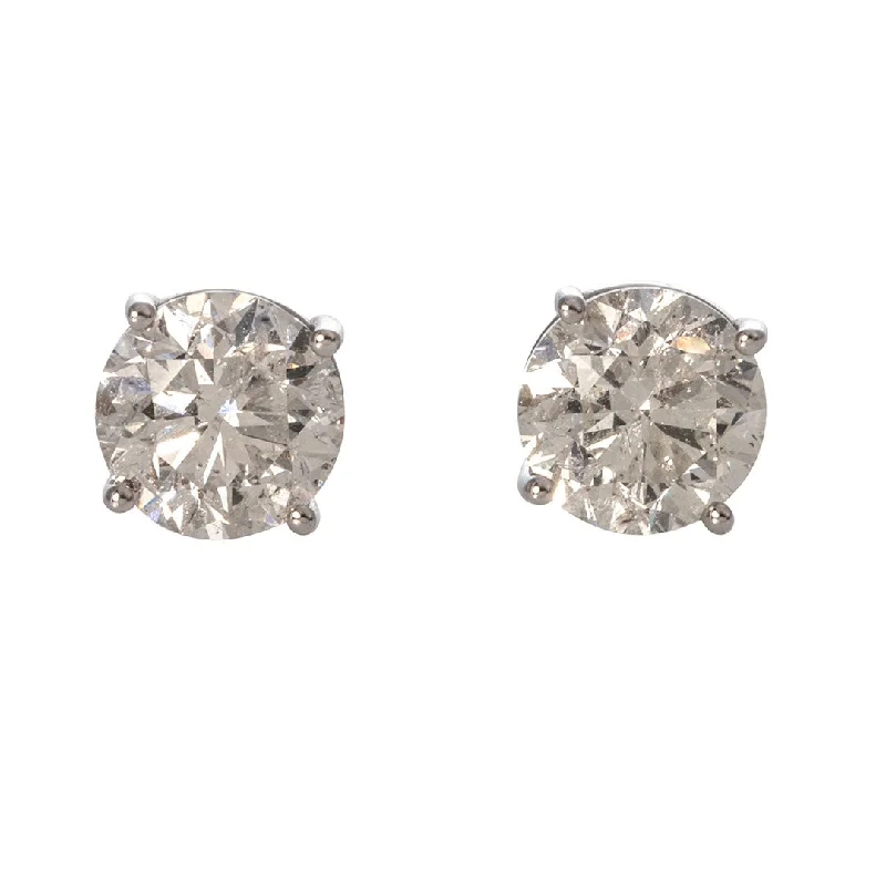 Your Perfect Accessory Now At The Best Price 3ct Round Diamond 14K White Gold Stud Earrings Your Perfect Accessory Now At The Best Price 3ct Round Diamond 14K White Gold Stud Earrings