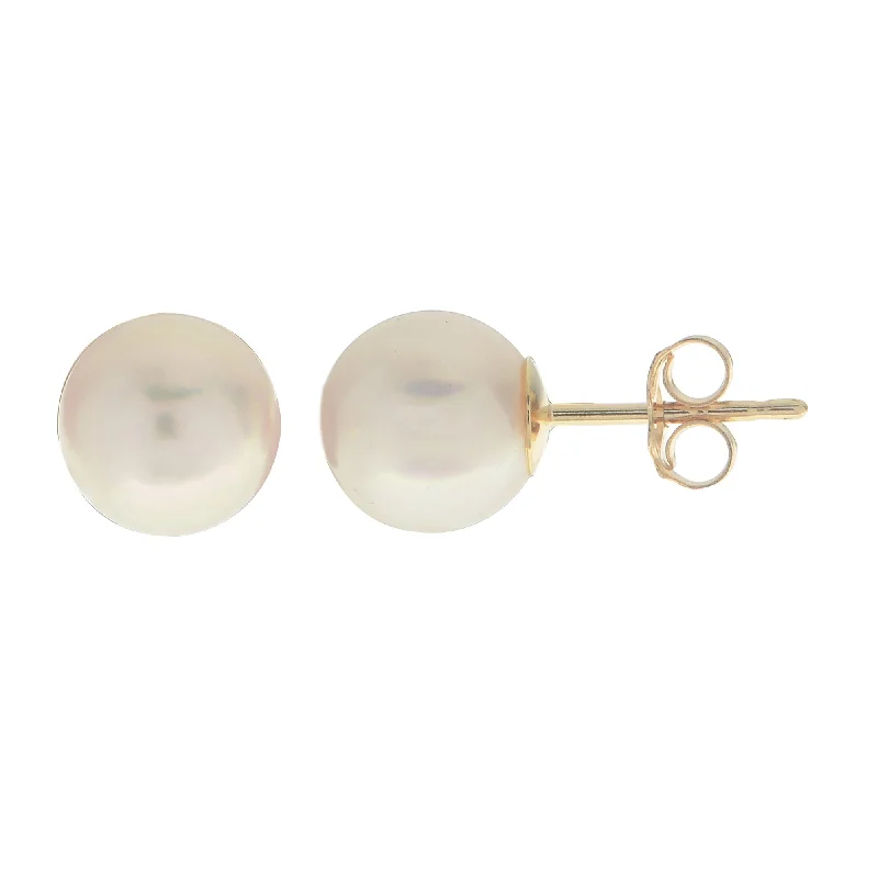 Huge Savings On Timeless Jewelry Collections 7mm “AA” Akoya Pearl 14K Yellow Gold Stud Earrings Huge Savings On Timeless Jewelry Collections 7mm “AA” Akoya Pearl 14K Yellow Gold Stud Earrings