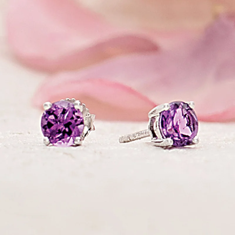 Elegant Necklaces And Bracelets At Limited-Time Offers Bremer Jewelry Round Amethyst Stud Earrings in 14K White Gold (0.90ctw) Elegant Necklaces And Bracelets At Limited-Time Offers Bremer Jewelry Round Amethyst Stud Earrings in 14K White Gold (0.90ctw)