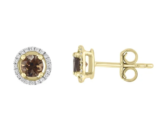 Shop Modern Jewelry Collections With Exclusive Discounts Bremer Jewelry Round Shape Quartzs and Diamonds Solitaire/Stud Earrings in 14K Yellow Gold (0.64ctw) Shop Modern Jewelry Collections With Exclusive Discounts Bremer Jewelry Round Shape Quartzs and Diamonds Solitaire/Stud Earrings in 14K Yellow Gold (0.64ctw)