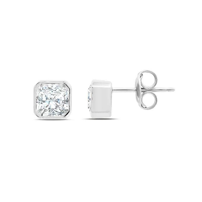 Shop Fine Jewelry With Amazing Deals CRISLU Opulence Stud Earrings Finished in Pure Platinum Shop Fine Jewelry With Amazing Deals CRISLU Opulence Stud Earrings Finished in Pure Platinum