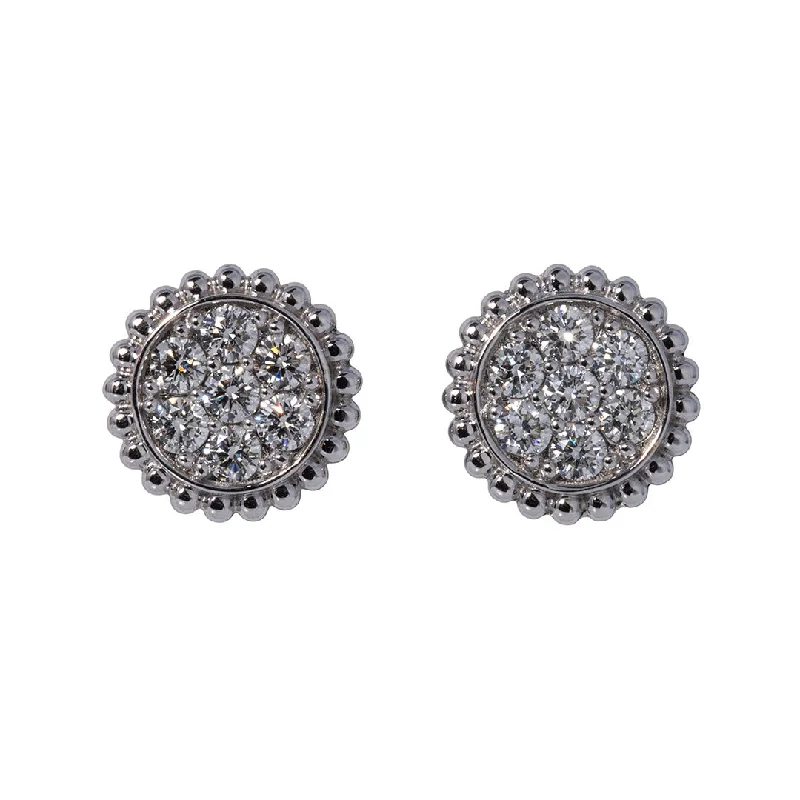 Trending Jewelry Now At Unbeatable Prices Diamond Cluster Bead Edge 14K Gold Stud Earrings Trending Jewelry Now At Unbeatable Prices Diamond Cluster Bead Edge 14K Gold Stud Earrings