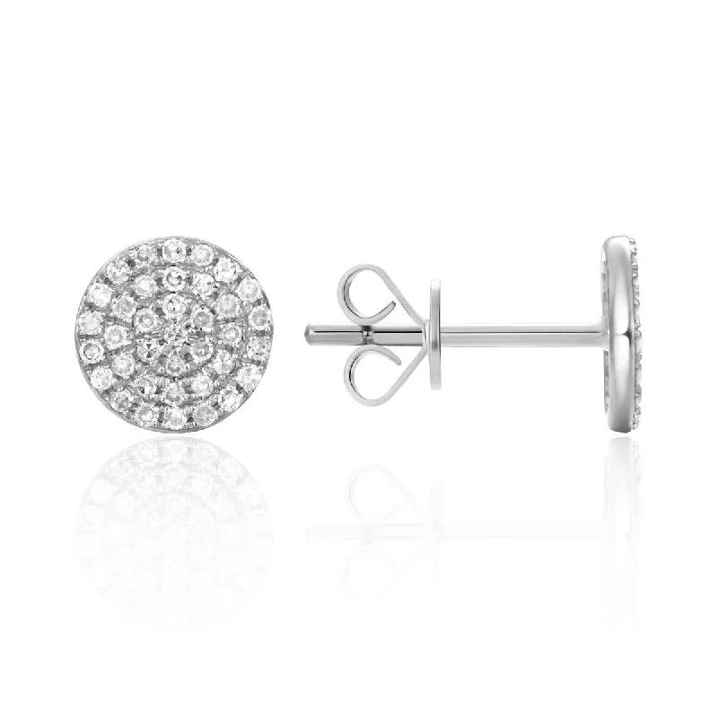 Unmissable Discounts On Timeless Jewelry Pieces Diamond Pavé 14K Gold Round Stud Earrings Unmissable Discounts On Timeless Jewelry Pieces Diamond Pavé 14K Gold Round Stud Earrings