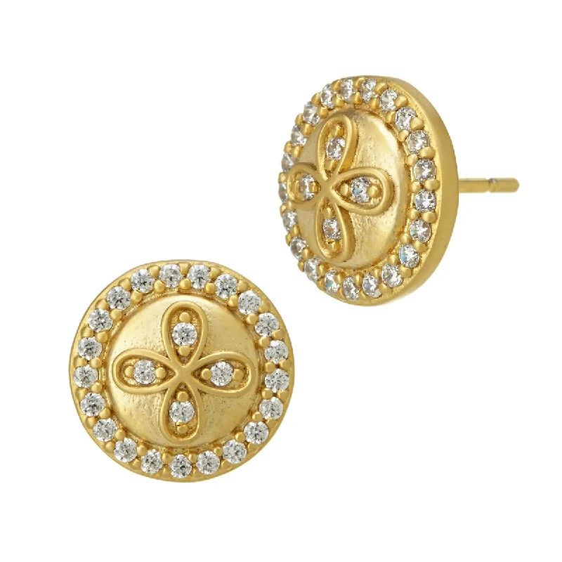 Breathtaking Jewelry At Limited-Time Savings Freida Rothman Signature Clover Stud Earrings Breathtaking Jewelry At Limited-Time Savings Freida Rothman Signature Clover Stud Earrings