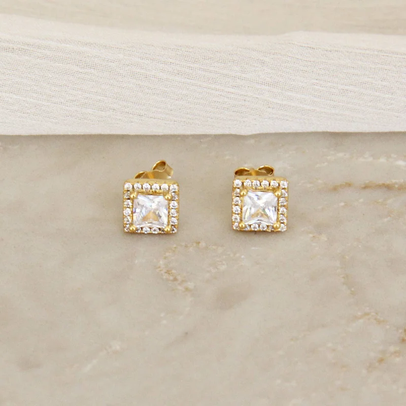 Limited Stock On Premium Jewelry At Low Prices Gianna Gold Filled Stud Earrings