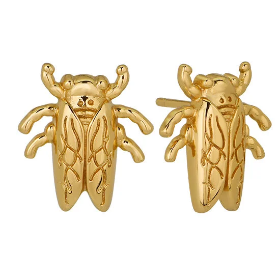 Bohemian-Inspired Jewelry For Free-Spirited Fashion Goldbug Baby Bug Stud Earrings