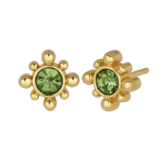 Luxury Handcrafted Jewelry For Elegant Looks Goldbug Birthstone Stud Earrings