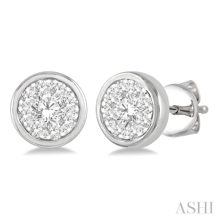Affordable Luxury Jewelry For Every Occasion ROUND SHAPE LOVEBRIGHT ESSENTIAL DIAMOND STUD EARRINGS Affordable Luxury Jewelry For Every Occasion ROUND SHAPE LOVEBRIGHT ESSENTIAL DIAMOND STUD EARRINGS