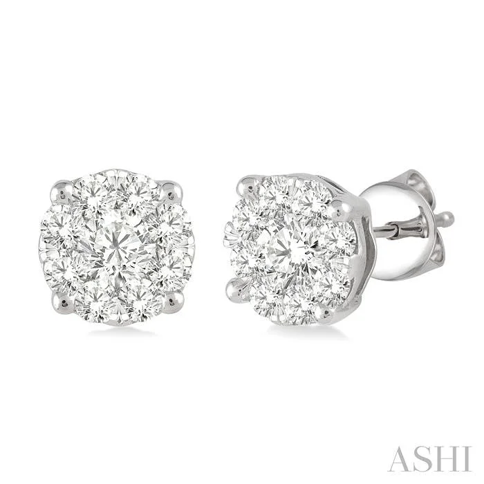 Huge Savings On Timeless Jewelry Collections ROUND SHAPE LOVEBRIGHT ESSENTIAL DIAMOND STUD EARRINGS Huge Savings On Timeless Jewelry Collections ROUND SHAPE LOVEBRIGHT ESSENTIAL DIAMOND STUD EARRINGS