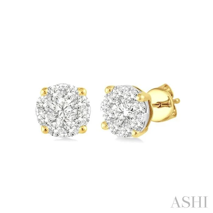 Timeless Jewelry At Special Discount Rates ROUND SHAPE LOVEBRIGHT ESSENTIAL DIAMOND STUD EARRINGS Timeless Jewelry At Special Discount Rates ROUND SHAPE LOVEBRIGHT ESSENTIAL DIAMOND STUD EARRINGS