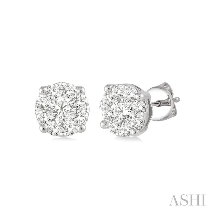 Shop Dazzling Jewelry At The Best Prices ROUND SHAPE LOVEBRIGHT ESSENTIAL DIAMOND STUD EARRINGS Shop Dazzling Jewelry At The Best Prices ROUND SHAPE LOVEBRIGHT ESSENTIAL DIAMOND STUD EARRINGS