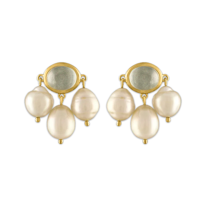 High-End Sparkle, Low-End Prices – Jewelry Sale Live Mango Moonstone and South Sea Pearl Unda Stud Earrings High-End Sparkle, Low-End Prices – Jewelry Sale Live Mango Moonstone and South Sea Pearl Unda Stud Earrings