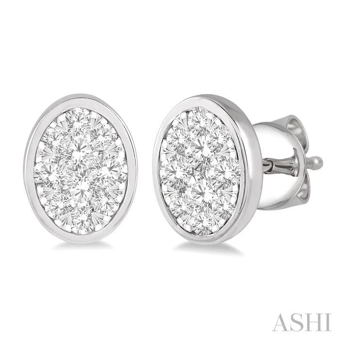 Shop Trending Jewelry With Exclusive Savings OVAL SHAPE LOVEBRIGHT ESSENTIAL DIAMOND STUD EARRINGS Shop Trending Jewelry With Exclusive Savings OVAL SHAPE LOVEBRIGHT ESSENTIAL DIAMOND STUD EARRINGS