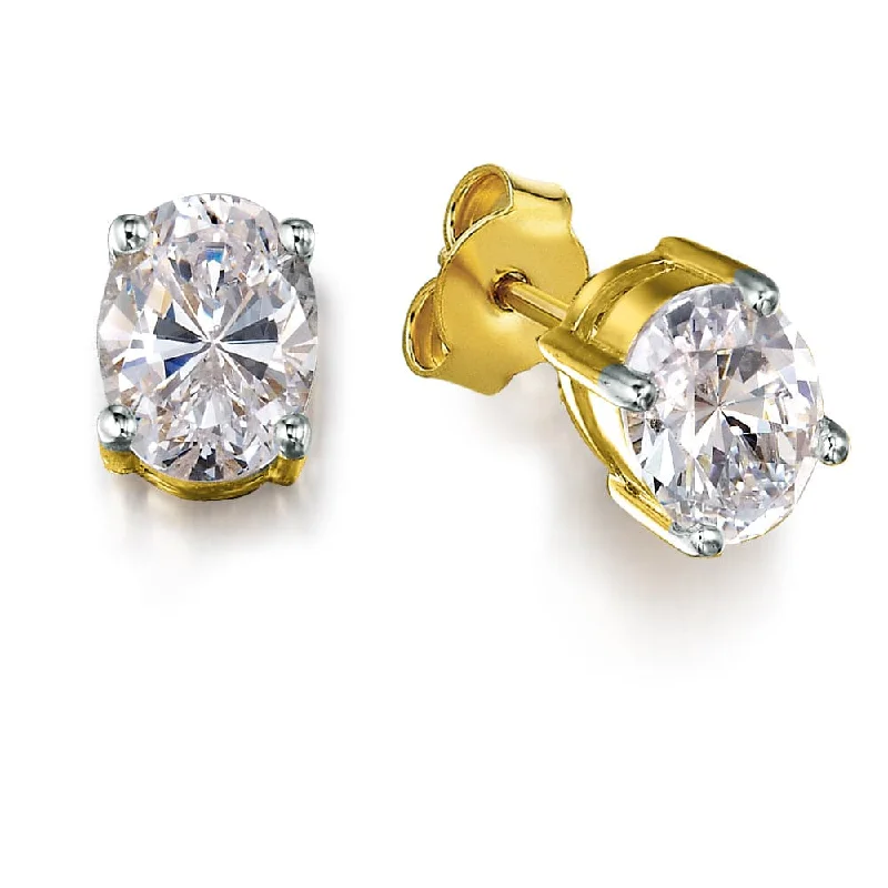 Flash Sale On Elegant Jewelry – Don't Miss Out Oval Cut Stud Earrings