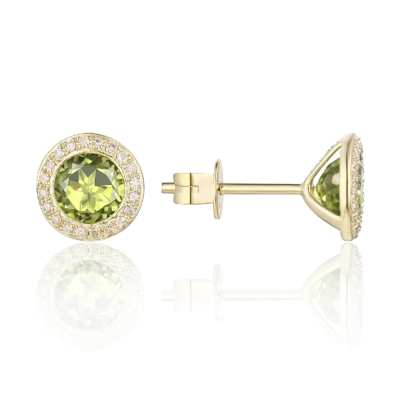 Exclusive Jewelry Discounts – Shop Now For Savings Peridot & Diamond Halo 14K Yellow Gold Martini Stud Earrings Exclusive Jewelry Discounts – Shop Now For Savings Peridot & Diamond Halo 14K Yellow Gold Martini Stud Earrings