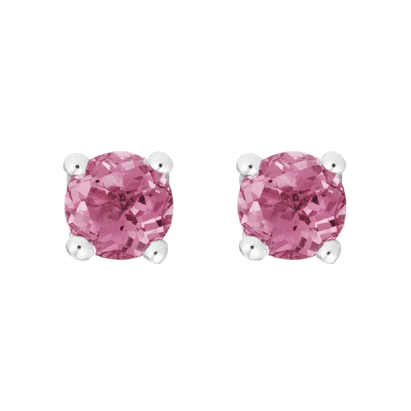 Shop Stylish Jewelry Now And Save Big Pink Tourmaline 14K White Gold 4mm Stud Earrings Shop Stylish Jewelry Now And Save Big Pink Tourmaline 14K White Gold 4mm Stud Earrings