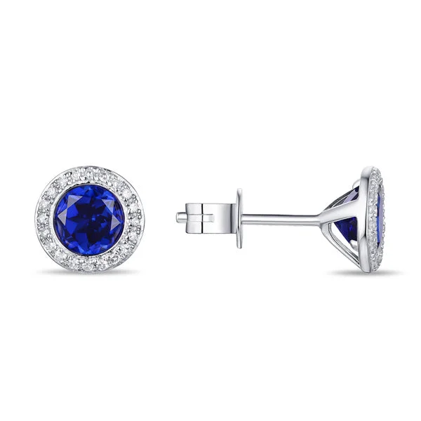 Save On Luxury Jewelry Pieces – Limited-Time Offers Blue Sapphire & Diamond Halo 14K White Gold Martini Stud Earrings Save On Luxury Jewelry Pieces – Limited-Time Offers Blue Sapphire & Diamond Halo 14K White Gold Martini Stud Earrings