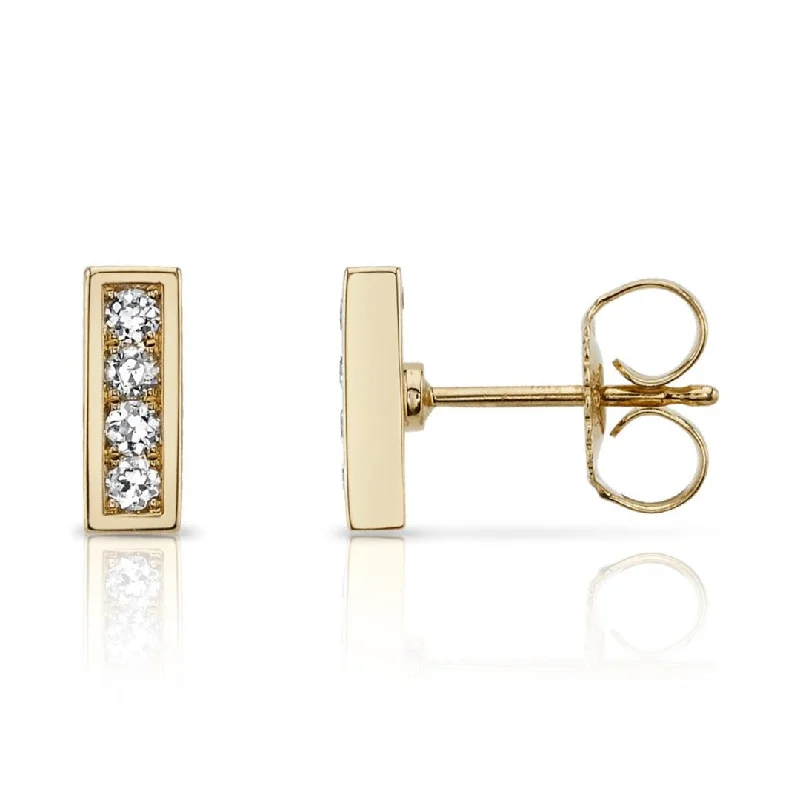 Flash Sale On Exquisite Jewelry – Don't Miss Out Single Stone Diamond Pavé Monet Stud Earrings Flash Sale On Exquisite Jewelry – Don't Miss Out Single Stone Diamond Pavé Monet Stud Earrings