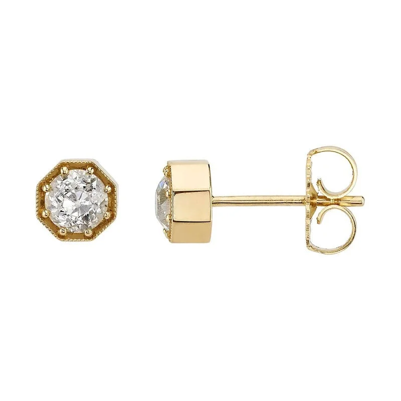 Jewelry Sale Bonanza – Grab Your Sparkle Now Single Stone Gemma Stud Earrings