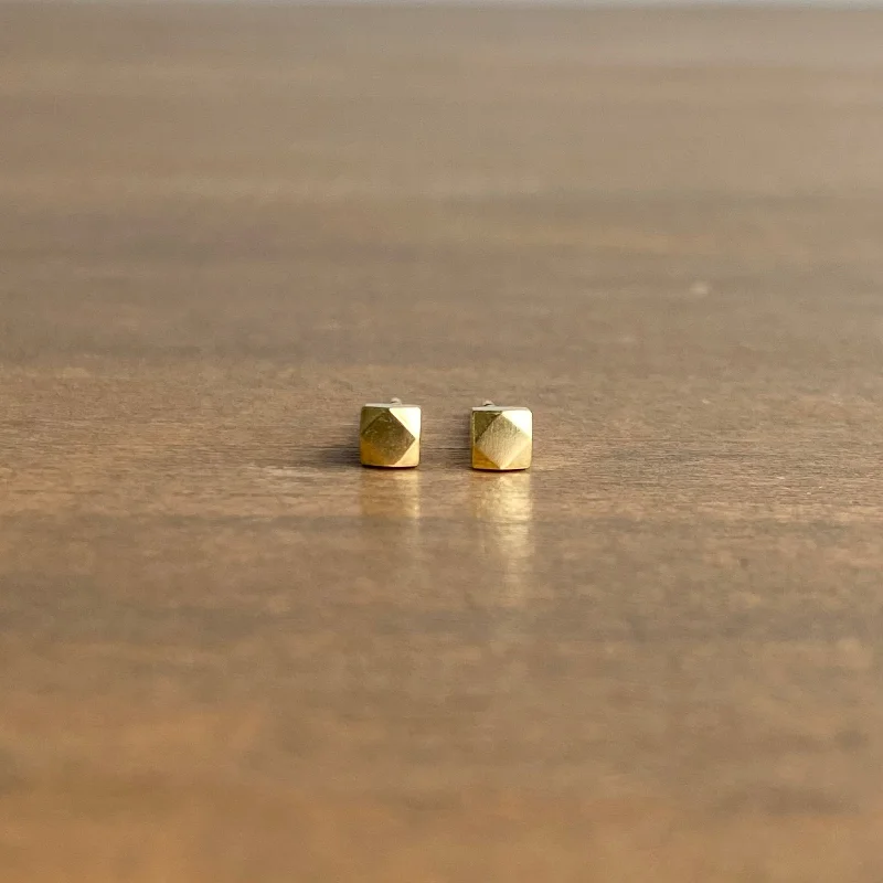 Affordable Glamour – Premium Jewelry For Less Small Faceted Stud Earrings