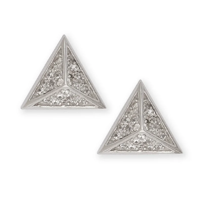 Exclusive Gemstone Jewelry Markdowns – Shop Now Sterling Silver CZ Pyramid Style Stud Earrings Exclusive Gemstone Jewelry Markdowns – Shop Now Sterling Silver CZ Pyramid Style Stud Earrings