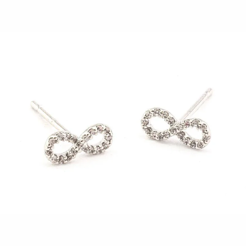 Shop Signature Jewelry Styles At Exclusive Prices TAI PAVE INFINITI MINI STUD EARRINGS Shop Signature Jewelry Styles At Exclusive Prices TAI PAVE INFINITI MINI STUD EARRINGS
