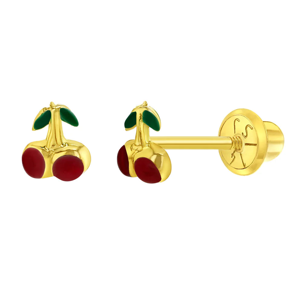 Once-A-Year Jewelry Deals – Shop Before They’Re Gone 14k Cherries Stud