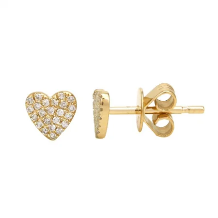 Huge Savings On Timeless Jewelry Collections 14k Diamond Heart Stud