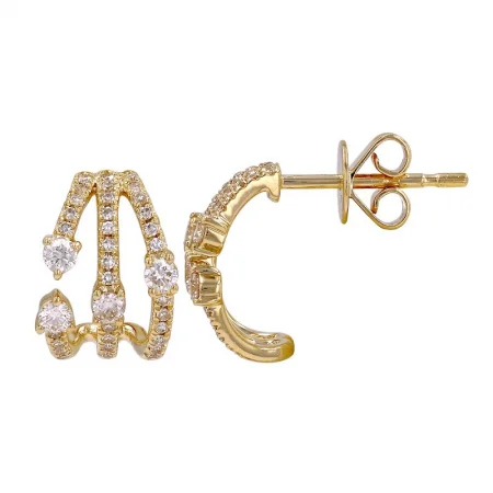 Classic And Modern Jewelry Styles On Sale 14K Diamond Hugger