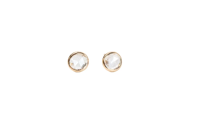 Personalized Jewelry At Special Discount Rates 5mm Rose Cut Diamond Earrings