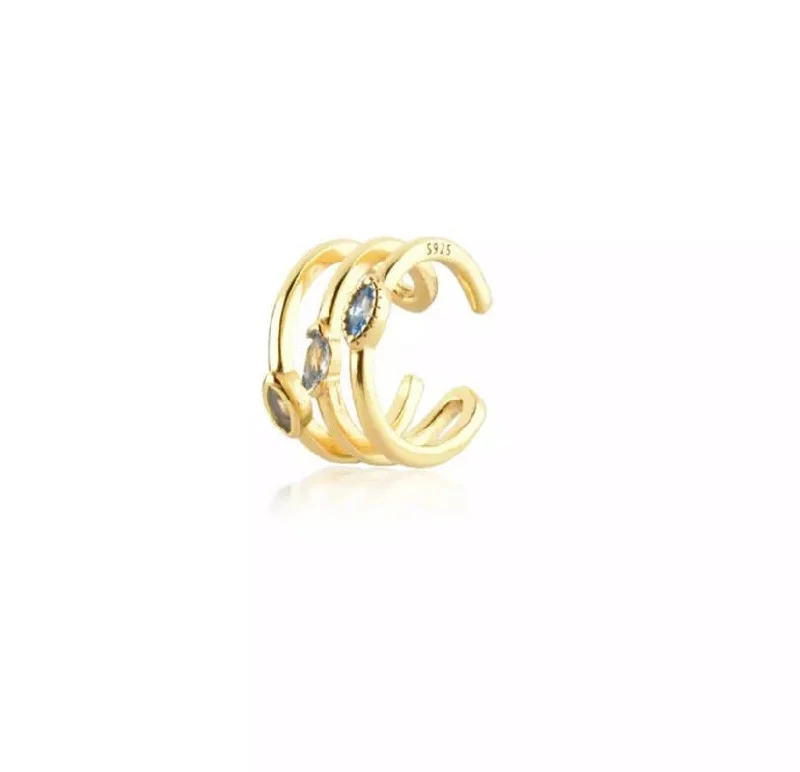 Exclusive Online Jewelry Sale – Don't Wait Aqua Triple Cuff
