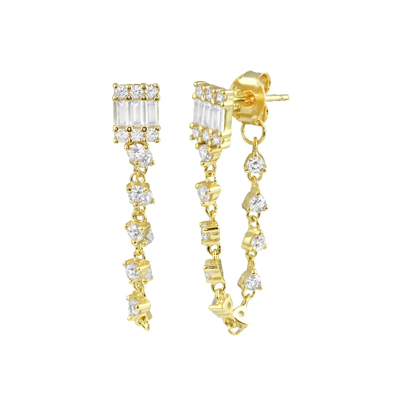 Your Dream Jewelry At Dream Prices Baguette Chain Earring
