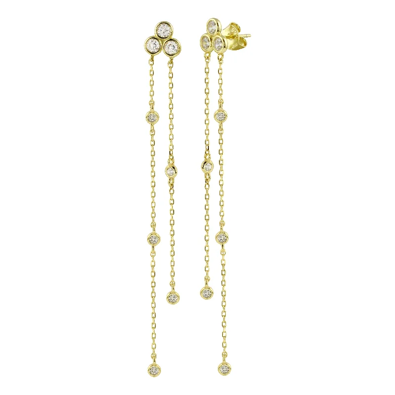 Huge Savings On Timeless Jewelry Collections Bezel DBY Chain Earrings