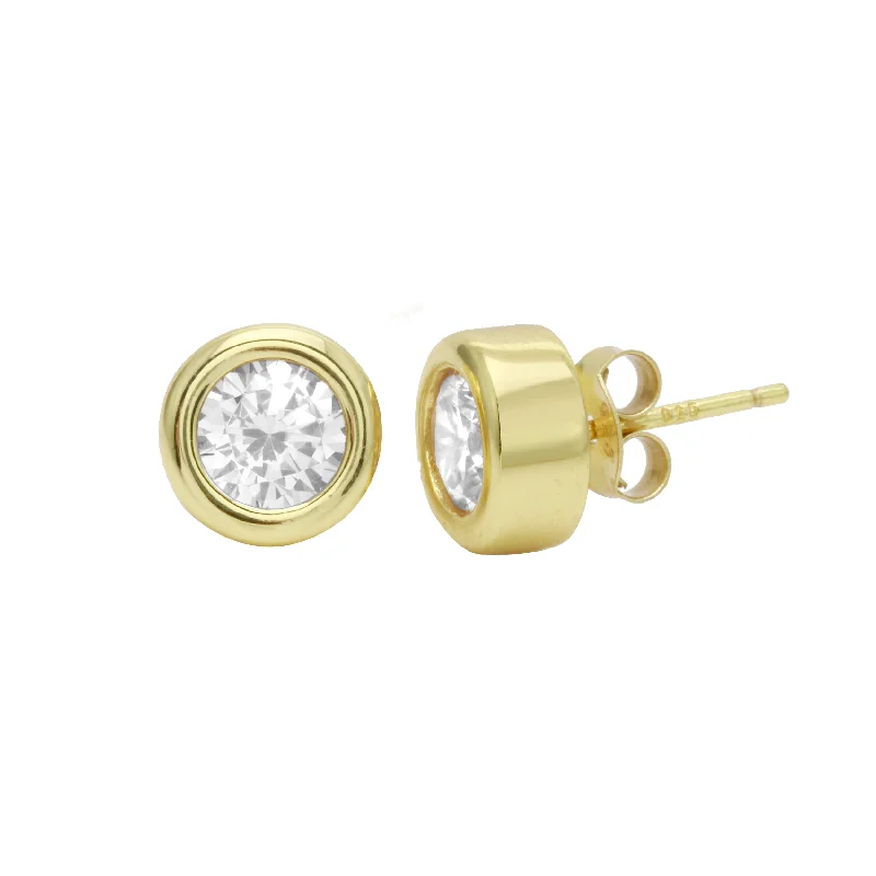 Fashion-Forward Jewelry At Exclusive Discounts Bezel Diamond Studs