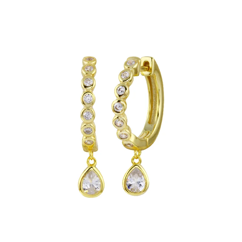 Holiday Jewelry Sale – Perfect Gifts At Great Prices Bezel Drop Huggies