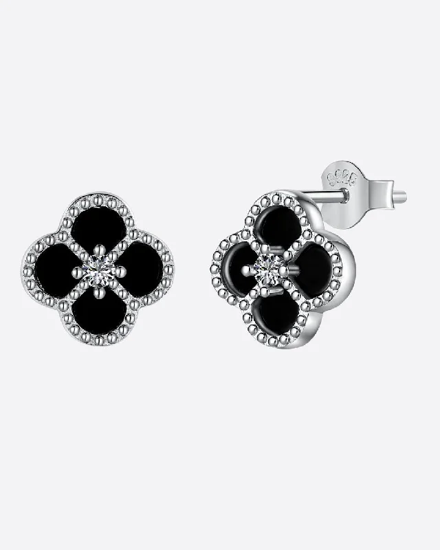 Get Ready To Sparkle – Special Jewelry Discounts BLACK EMERALD STUDS 925. - WHITE GOLD Get Ready To Sparkle – Special Jewelry Discounts BLACK EMERALD STUDS 925. - WHITE GOLD